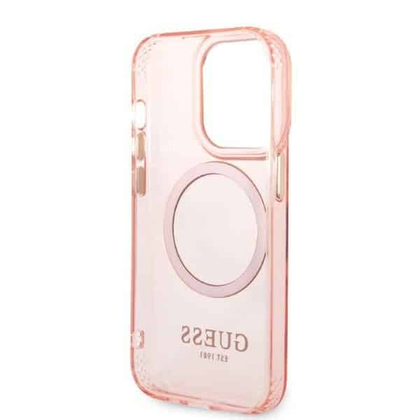 Guess Translucent - θήκη για Apple iPhone 14 Pro - Ροζ - Image 7
