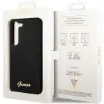 Guess Silicone Vintage Gold Logo - θήκη για Samsung Galaxy S23 - Μαύρο - Image 8