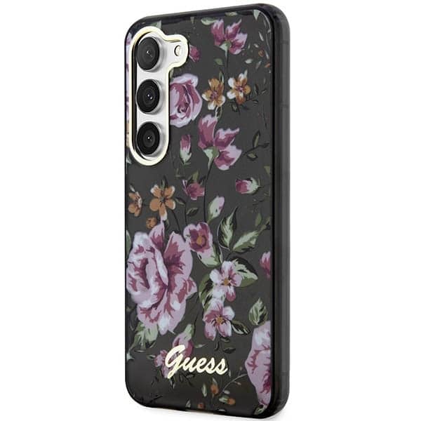 Guess Flower Collection - Samsung Galaxy S23+ - Μαύρο - Image 2