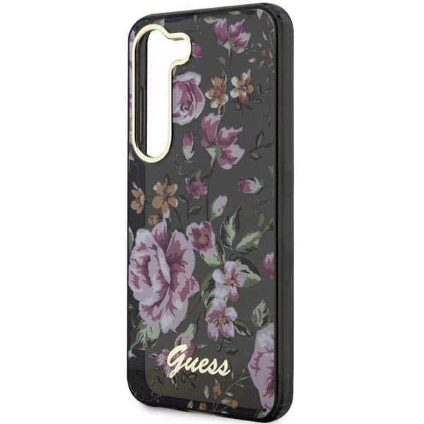 Guess Flower Collection - Samsung Galaxy S23+ - Μαύρο - Image 6