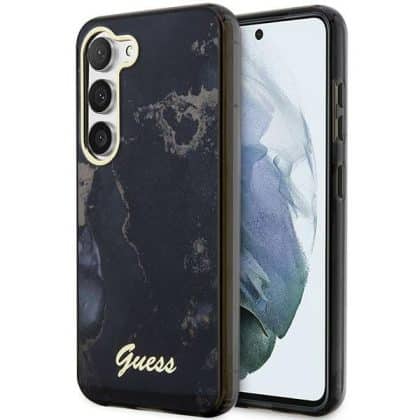 Guess Marble collection - θήκη για Samsung Galaxy S23 - Μαύρο
