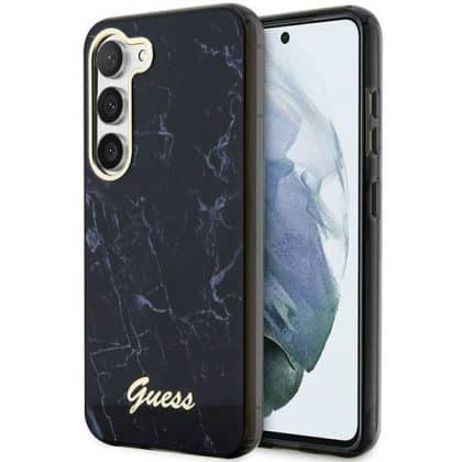 Guess Marble - θήκη για Samsung Galaxy S23 - Μαύρο