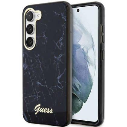 Guess Marble - θήκη για Samsung Galaxy S23 - Μαύρο