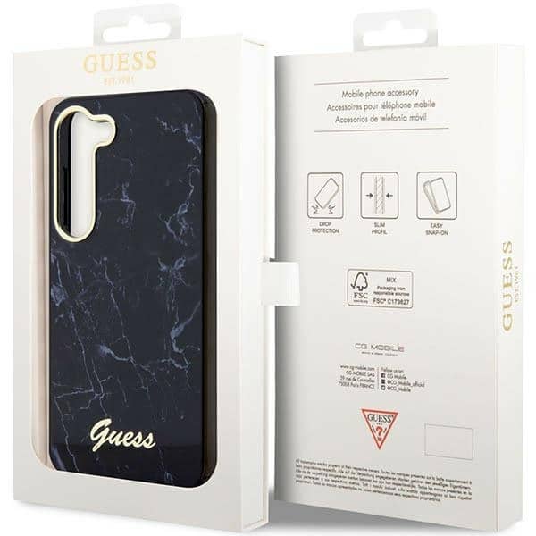 Guess Marble - θήκη για Samsung Galaxy S23 - Μαύρο - Image 8