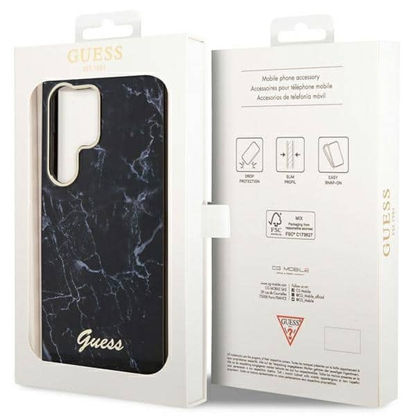 Guess Marble - θήκη για Samsung Galaxy S23 Ultra - Μαύρο - Image 8