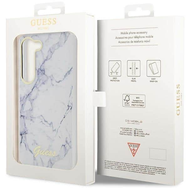 Guess Marble - θήκη για Samsung Galaxy S23 - Λευκό - Image 8