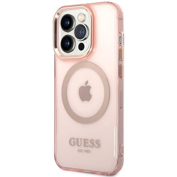 Guess Translucent - θήκη για Apple iPhone 14 Pro Max - Ροζ - Image 2