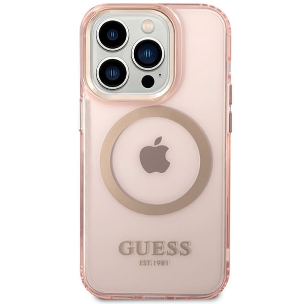Guess Translucent - θήκη για Apple iPhone 14 Pro Max - Ροζ - Image 3