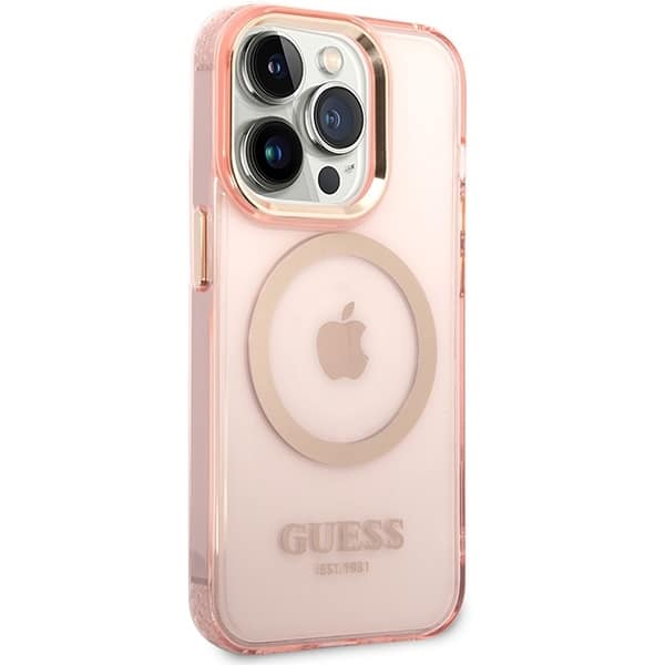 Guess Translucent - θήκη για Apple iPhone 14 Pro Max - Ροζ - Image 4