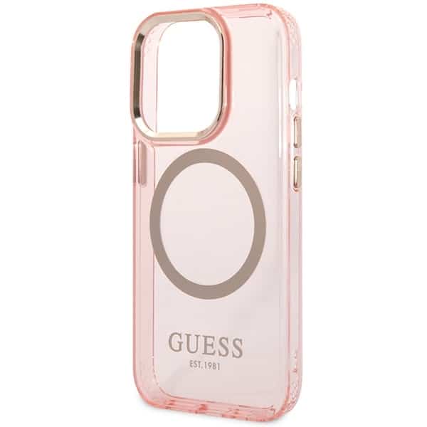 Guess Translucent - θήκη για Apple iPhone 14 Pro Max - Ροζ - Image 6