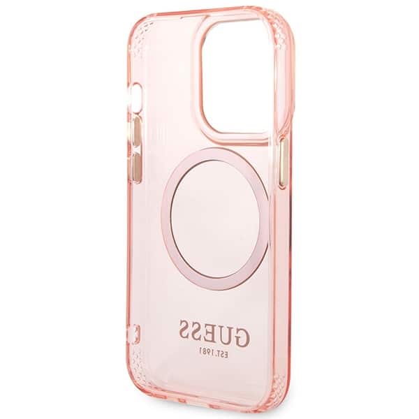 Guess Translucent - θήκη για Apple iPhone 14 Pro Max - Ροζ - Image 7