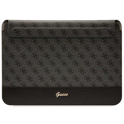 Guess Θήκη GUCS14PS4SGK 14" μαύρο/ black 4G Stripe Metal Logo