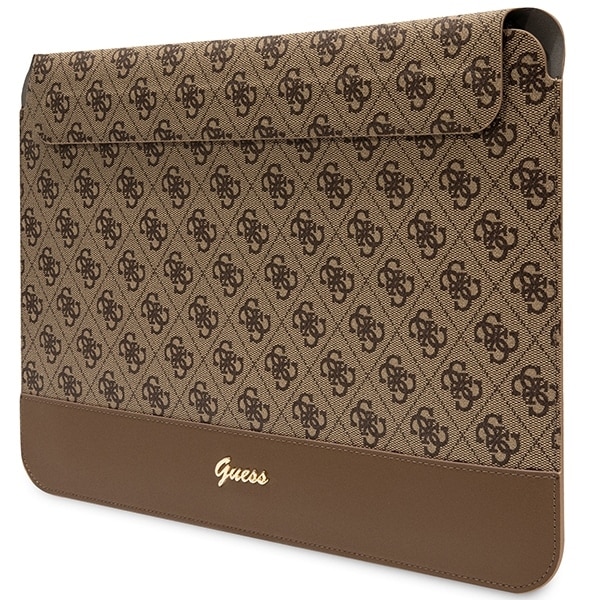 Guess Θήκη GUCS14PS4SGW 14" καφέ/ brown 4G Stripe Metal Logo - Image 2