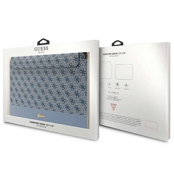 Guess Θήκη GUCS14PS4SGB 14" Μπλε/ blue 4G Stripe Metal Logo - Image 4