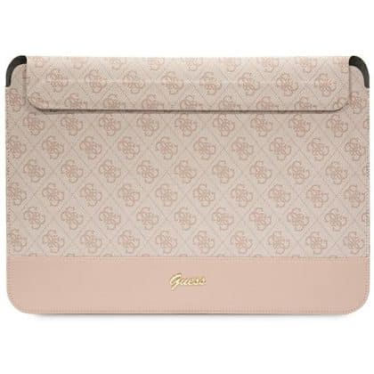 Guess Θήκη GUCS14PS4SGP 14" ροζ/ pink 4G Stripe Metal Logo