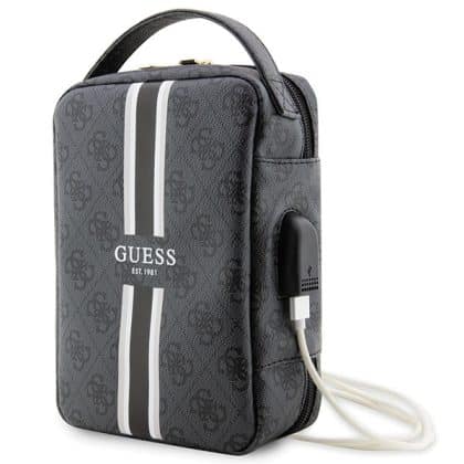 Guess Τσάντα GUHBP4RPSK Organizer μαύρο/black 4G Printed Stripes