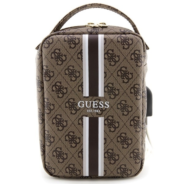 Guess Τσάντα GUHBP4RPSW Organizer καφέ/brown 4G Printed Stripes - Image 2