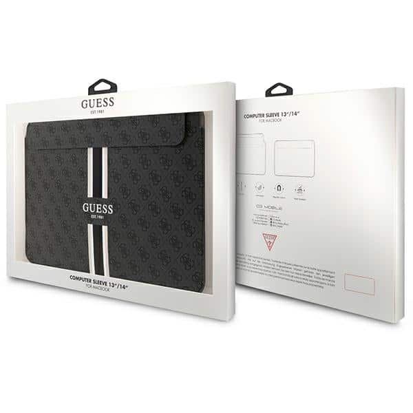 Guess Θήκη GUCS14P4RPSK 14" μαύρο/ black 4G Printed Stripes - Image 4