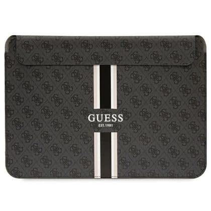 Guess Θήκη GUCS16P4RPSK 16" μαύρο/ black 4G Printed Stripes
