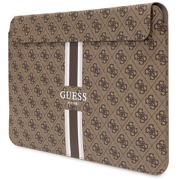 Guess Θήκη GUCS14P4RPSW 14" καφέ/ brown 4G Printed Stripes - Image 2
