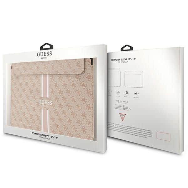 Guess Θήκη GUCS14P4RPSP 14" ροζ/ pink 4G Printed Stripes - Image 4