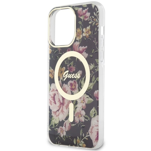Guess Flower MagSafe - θήκη για Apple iPhone 14 Pro Max - Μαύρο - Image 6