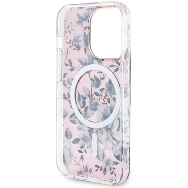 Guess Flower MagSafe - θήκη για Apple iPhone 14 Pro Max - Ροζ - Image 7