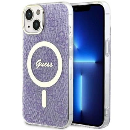 Guess 4G MagSafe - θήκη για Apple iPhone 14 - Μωβ