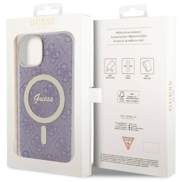 Guess 4G MagSafe - θήκη για Apple iPhone 14 Plus - Μωβ - Image 8