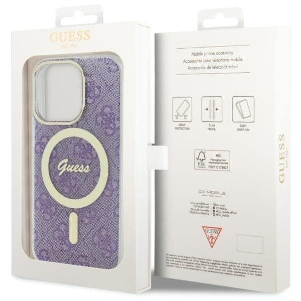 Guess 4G MagSafe - θήκη για Apple iPhone 14 Pro - Μωβ - Image 8