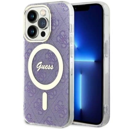 Guess 4G MagSafe - θήκη για Apple iPhone 14 Pro - Μωβ