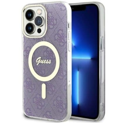 Guess 4G MagSafe - θήκη για Apple iPhone 14 Pro Max - Μωβ