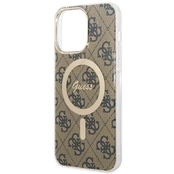 Guess 4G MagSafe - θήκη για Apple iPhone 14 Pro Max - Καφέ - Image 5