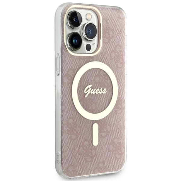 Guess 4G - θήκη για Apple iPhone 14 Pro Max - Ροζ - Image 4
