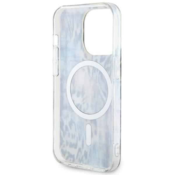 Guess Leopard MagSafe - θήκη για Apple iPhone 14 Pro - Μπλε - Image 7