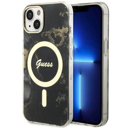 Guess Marble MagSafe - θήκη για Apple iPhone 14 Plus - Μαύρο