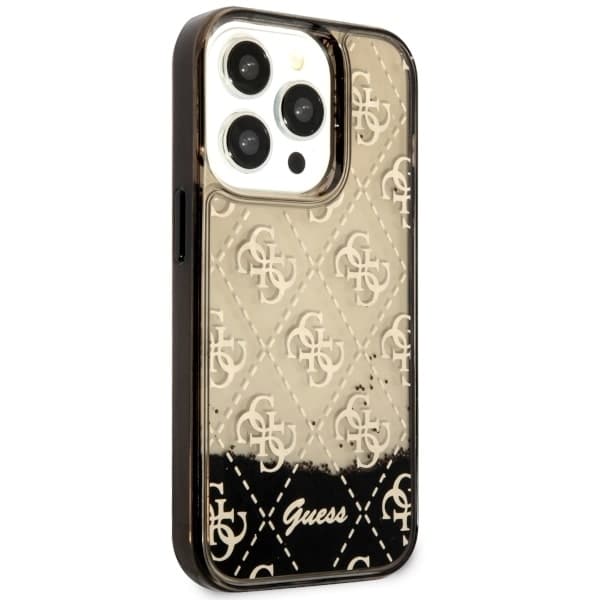 Guess Liquid Glitter - θήκη για Apple iPhone 14 Pro - Μαύρο - Image 4