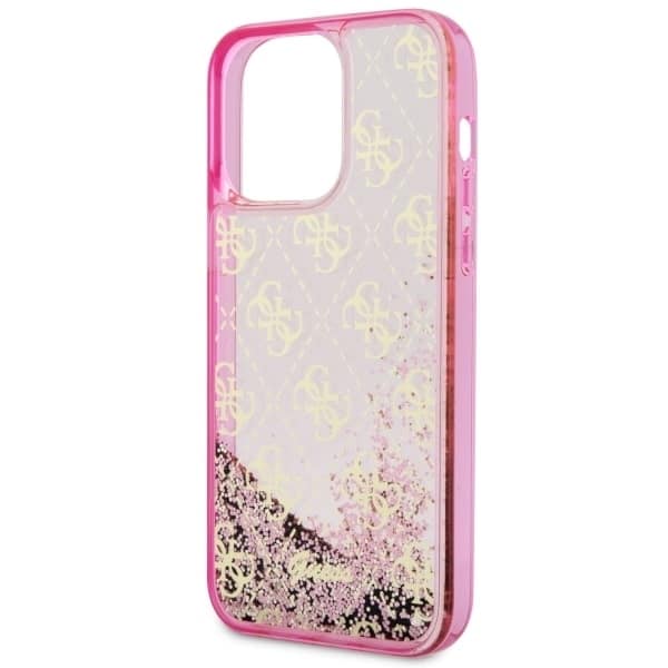 Guess Liquid Glitter - θήκη για Apple iPhone 14 Pro Max - Ροζ - Image 6