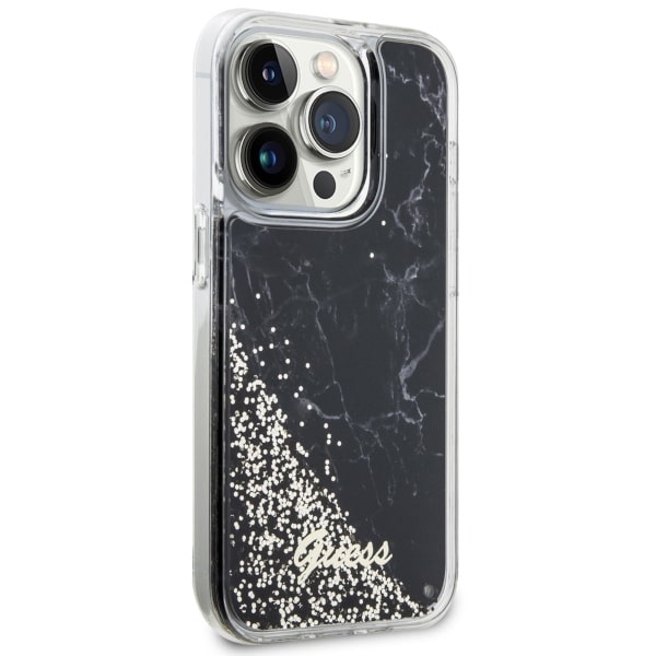 Guess Liquid Glitter - θήκη για Apple iPhone 14 Pro - Μαύρο - Image 4