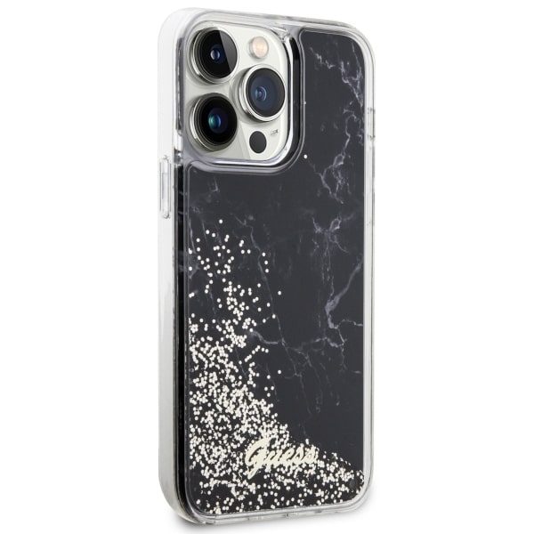 Guess Liquid Glitter - θήκη για Apple iPhone 14 Pro Max - Μαύρο - Image 4