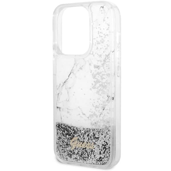 Guess Liquid Glitter - θήκη για Apple iPhone 14 Pro - Λευκό - Image 6