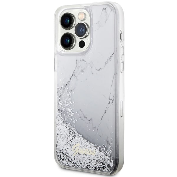 Guess Liquid Glitter - θήκη για Apple iPhone 14 Pro Max - Λευκό - Image 2