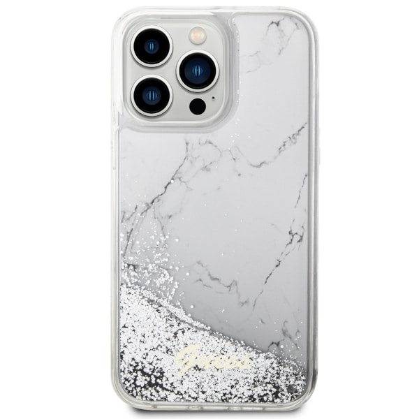 Guess Liquid Glitter - θήκη για Apple iPhone 14 Pro Max - Λευκό - Image 3
