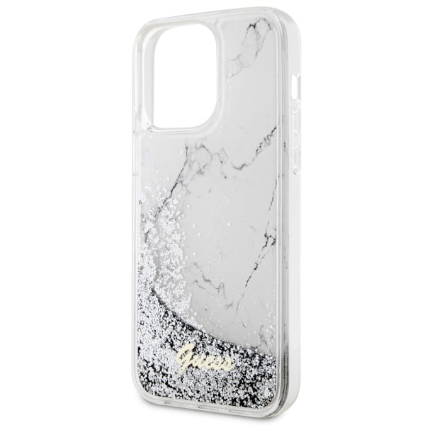 Guess Liquid Glitter - θήκη για Apple iPhone 14 Pro Max - Λευκό - Image 6
