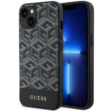 Guess GCube Stripes MagSafe - θήκη για Apple iPhone 14 Plus - Μαύρο