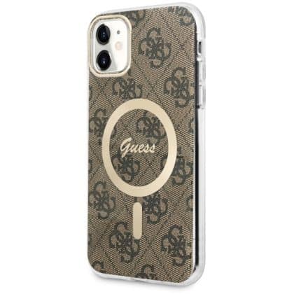 Guess 4G - θήκη για Apple iPhone 11 - Καφέ