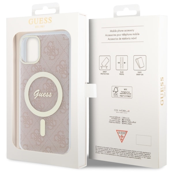 Guess 4G MagSafe - θήκη για Apple iPhone 11 - Ροζ - Image 8