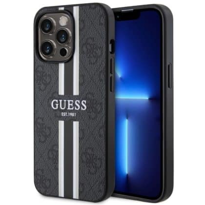 Guess 4G Printed Stripes - θήκη για Apple iPhone 13 Pro / - Μαύρο