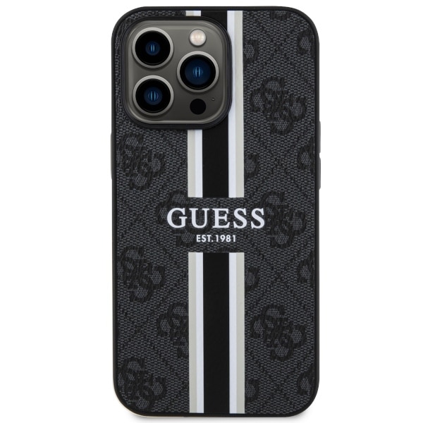 Guess 4G Printed Stripes - θήκη για Apple iPhone 13 Pro Max - Μαύρο - Image 3