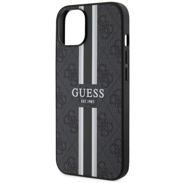 Guess Printed Stripes MagSafe - θήκη για Apple iPhone 14 Plus - Μαύρο - Image 6